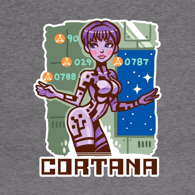 Retro Game Ai Cartoon Character by dposhirts